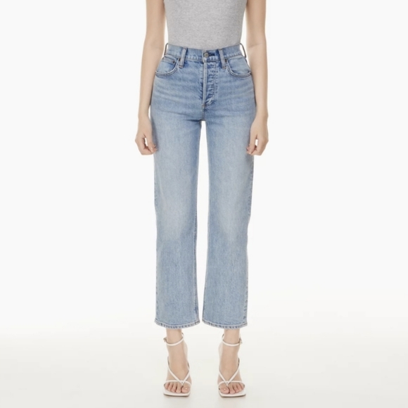 Denim Forum Denim - Aritzia denim forum Arlo high rise straight jeans